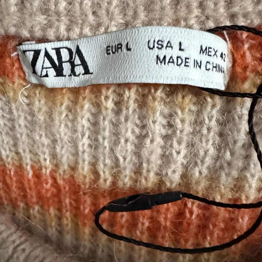 ZARA Men's L Mohair  Alpaca Wool Blend Sweater‎ Daniel Kim Reasonable Doubt NWOT